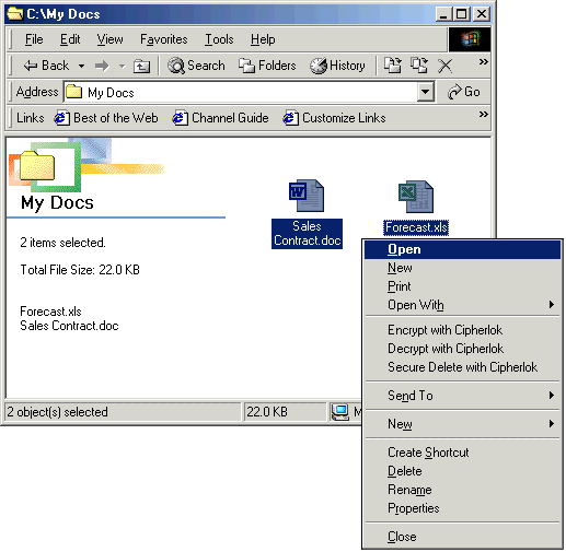 Cipherlok Screenshot